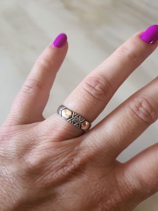 Anello in argento 925. Diametro 18 mm