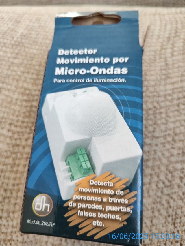 Detector Movimiento Microondas