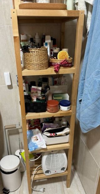 Estantería baño Ikea - Madera