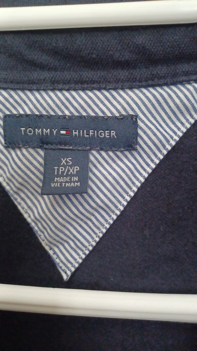 Polo Tommy Hilfiger XS mujer azul