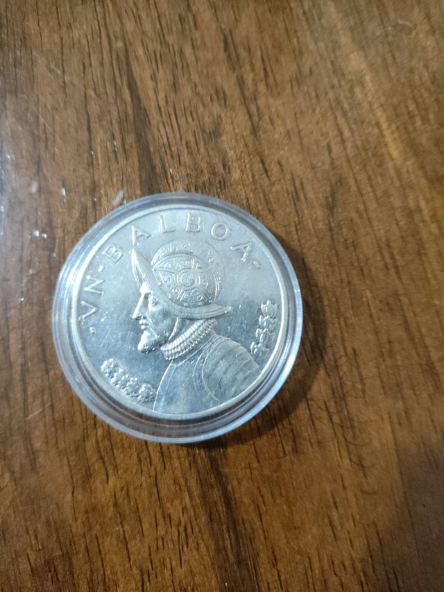 Moneda Panamá Balboa 1947 plata