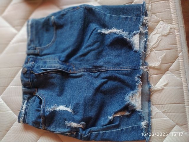 Shorts y falda vaquera - 2 piezas