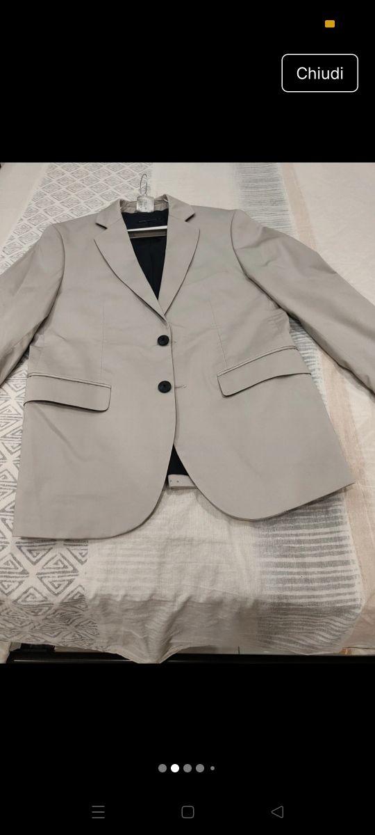 Completo grigio perla uomo cerimonia