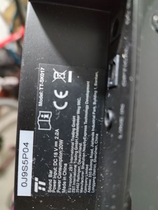Barra sonido TT-SK017 negra