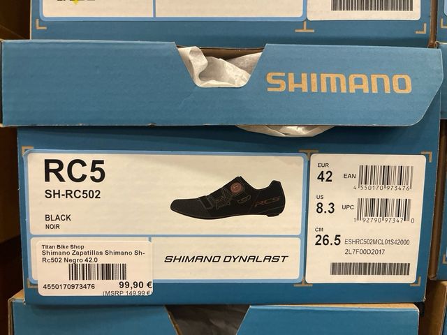 Zapatillas ciclismo Shimano RC5 Negro