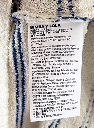 Jersey rayas Bimba y Lola