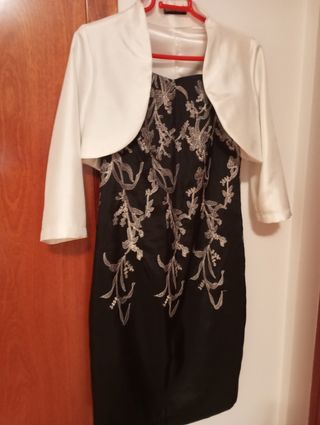 Vestido negro fiesta talla M