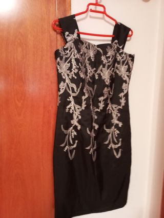 Vestido negro fiesta talla M