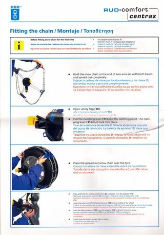 Cadenas nieve para todoterreno Centrax RUD