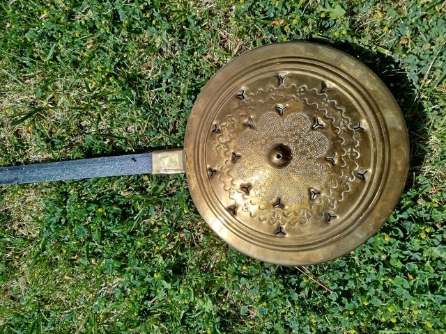 Calientacamas antiguos (2) - bronce