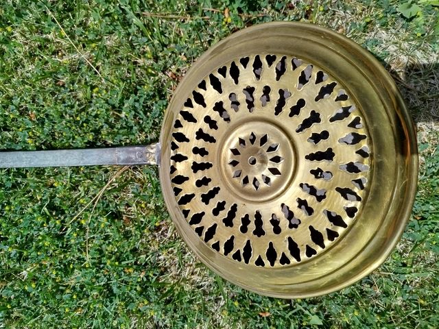 Calientacamas antiguos (2) - bronce