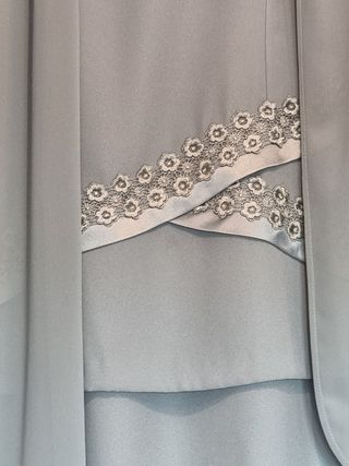 Vestido ceremonia azul mujer