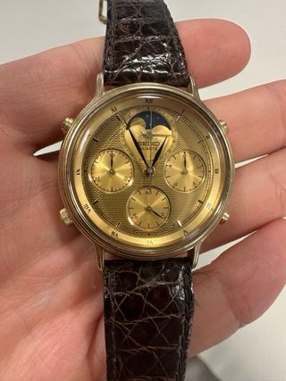 Seiko Quartz Cronógrafo Fases Lunares (7A48-702A)