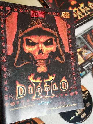 Diablo II pc Blizzard scatola grande big box SPAGNA