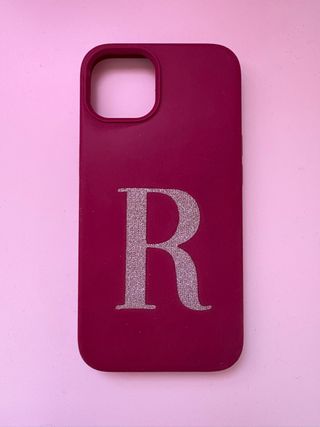 Funda iPhone 13 rosa - Glitter R
