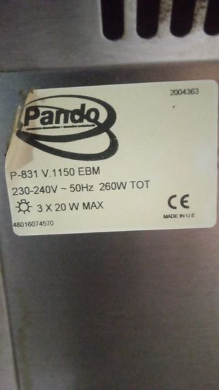 Campana extractora Pando 90x60 acero