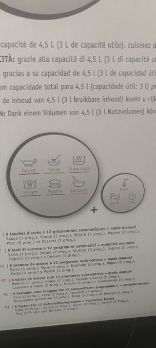 Robot de cocina moulinex companion xl

