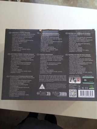 Tocadiscos Vintage Muse MT-201 WG