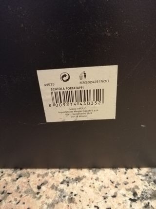 Scatola Porta Tappi Vino - Legno