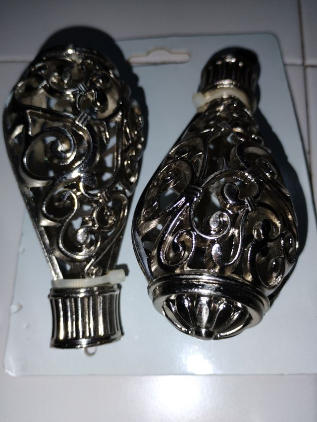 Terminales de barra: 2 pzs. metal