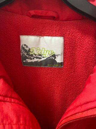 Chaqueta Xdye roja y blanca - M