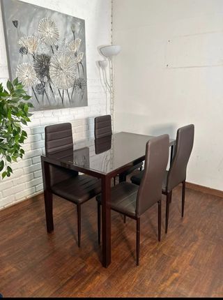 Mesa comedor 4 sillas - Silvia