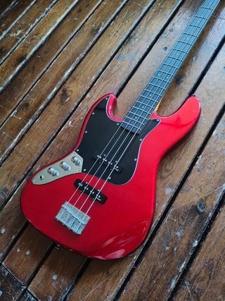 Bajo zurdo jb80ra prodipe car jazzbass rojo bass 