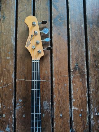 Bajo zurdo jb80ra prodipe car jazzbass rojo bass 