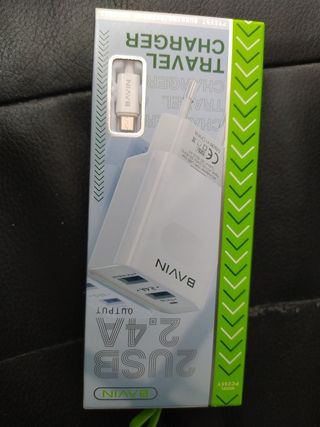 Carregador de viagem BAVIN 2USB 2.4A mobile