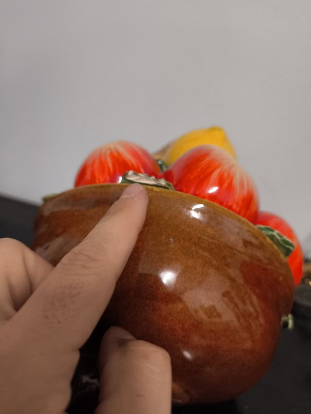Frutero cerámica vintage