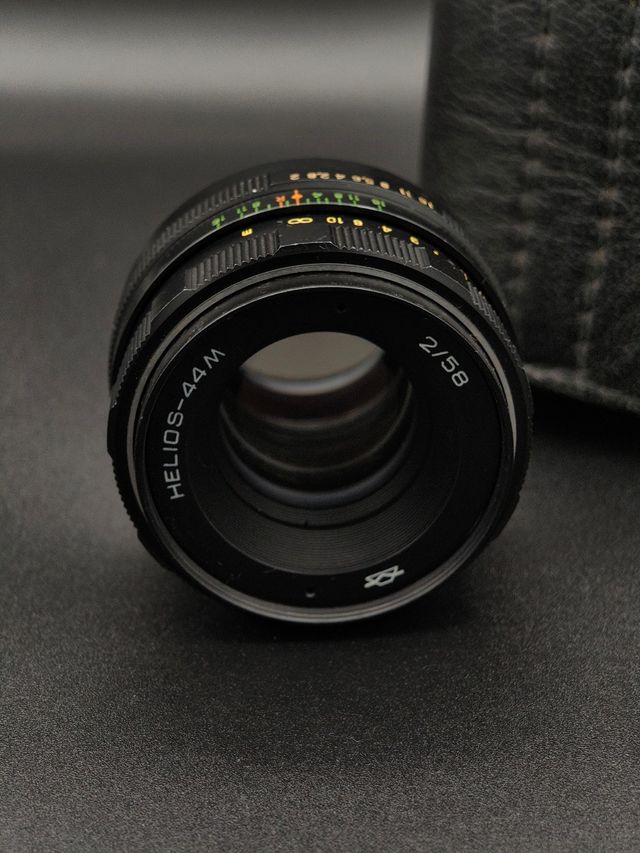 Objetivo Helios 44 M 58mm Sony Canon Nikon y funda