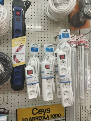 Base multiple EDM - 3 y 6 tomas