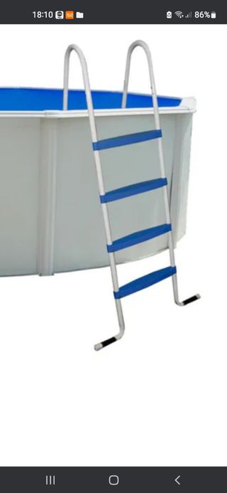 Escalera piscina 4 peldaños NUEVA