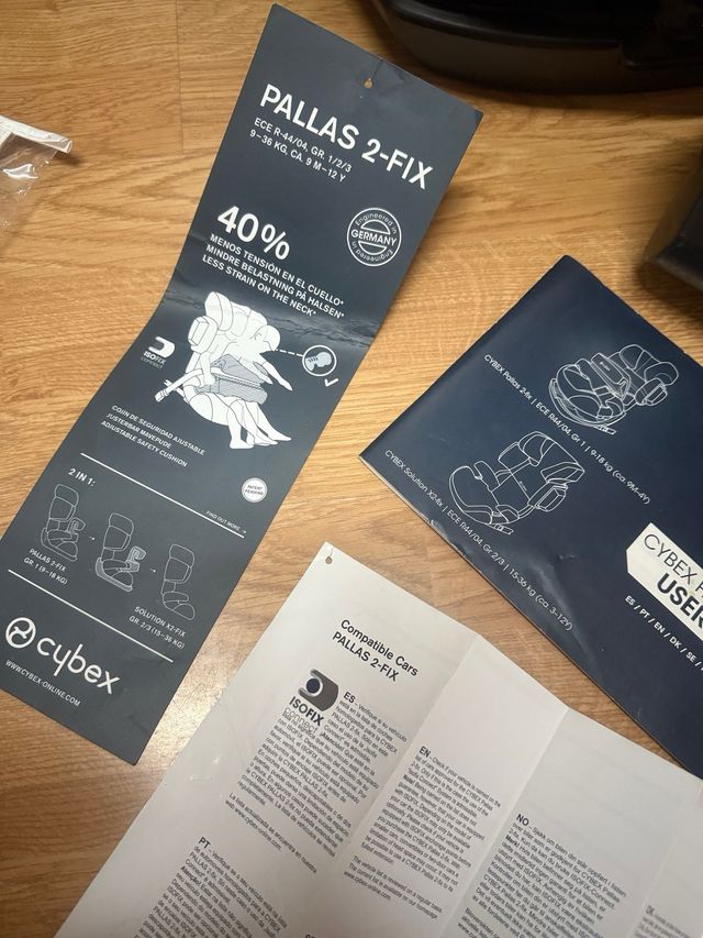 Silla coche Cybex Pallas 2-Fix