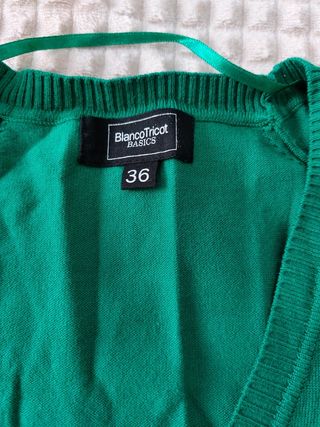 Chaqueta Verde Blanco Talla S