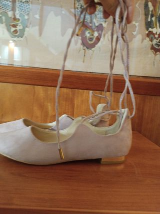 Bailarina lila tacto melocotón