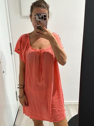 Vestido coral verano