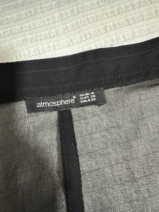 Blusa negra Atmosphere - Talla 36