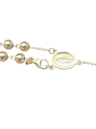 Rosario oro 18k - Collar religioso