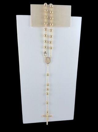 Rosario oro 18k - Collar religioso