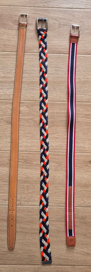 Pack lote3 Cinturones  8 eur unidad