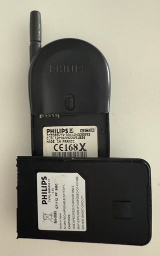 Teléfono Philips DIGA vintage. Con cargador .