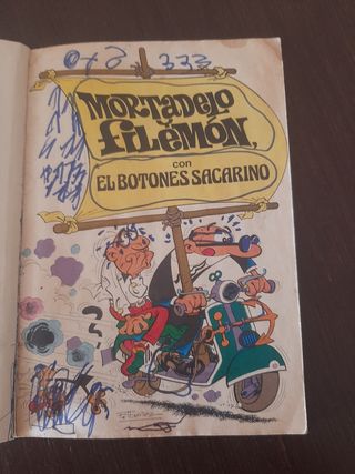 Cómics Mortadelo y Filemon años 70'