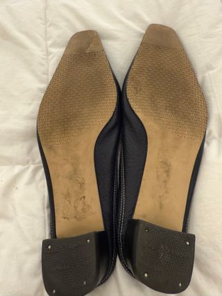 Mules Alvarado negras, talla 39