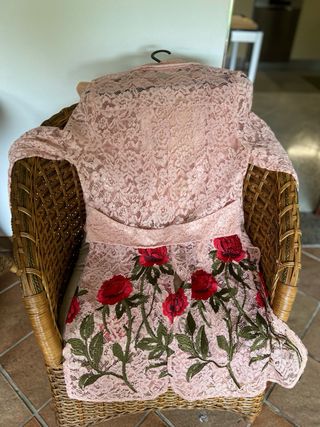 vestito chemisier pizzo rosa River Island