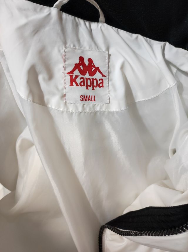 Chaqueta Kappa blanco-negro