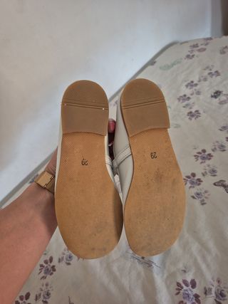Zapatos niña Chicco blancos, talla 29