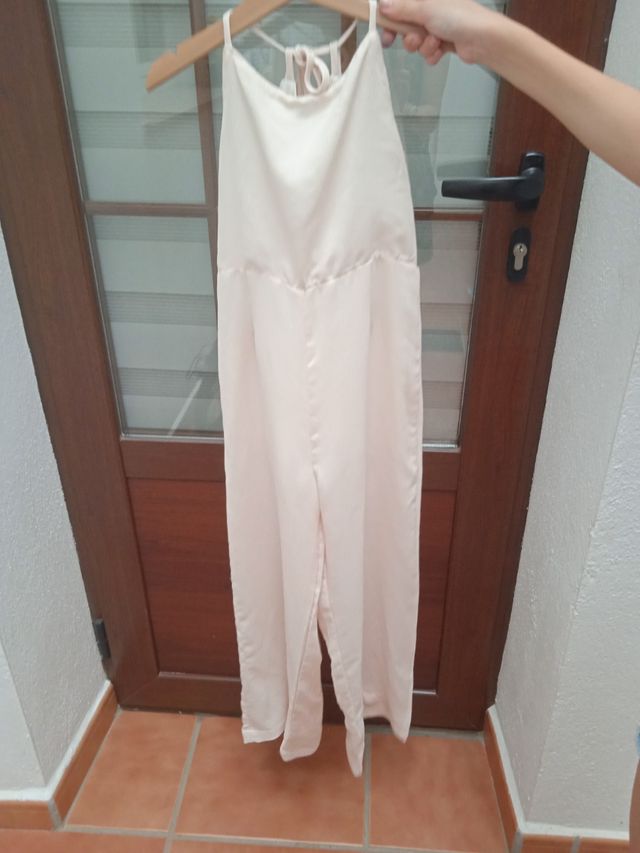 Mono beige niña - gasa - Dadati talla ocho años