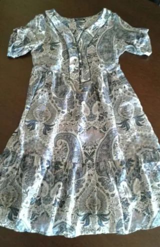 Vestido seda Massimo Dutti