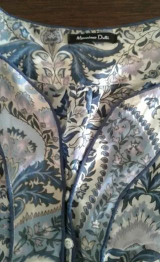 Vestido seda Massimo Dutti